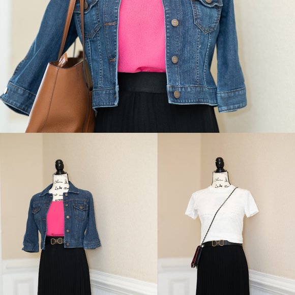 Chiffon Twirl Pleated Midi Skirt - NWOT - Picture 6 of 13